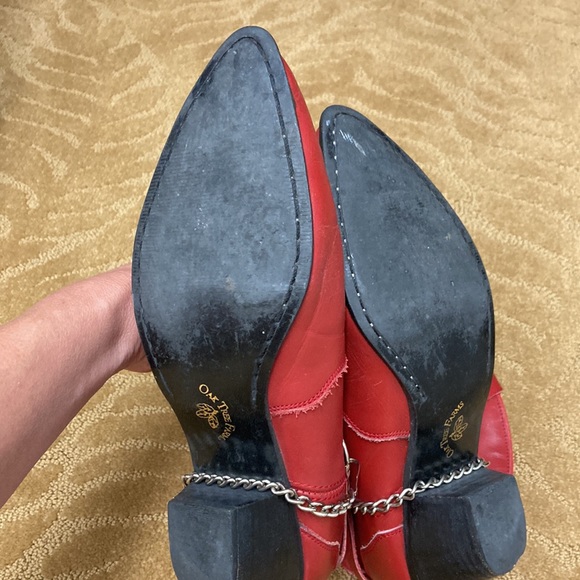 OAK TREE FARM Red Boots - Picture 3 of 4